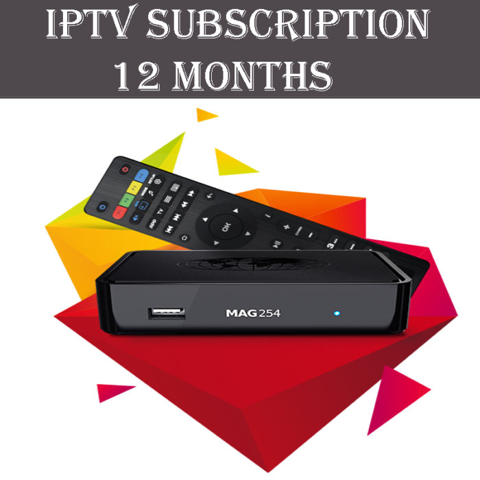 Subscription 12 Months IPTV MagBox IPTV Worldwide Channels